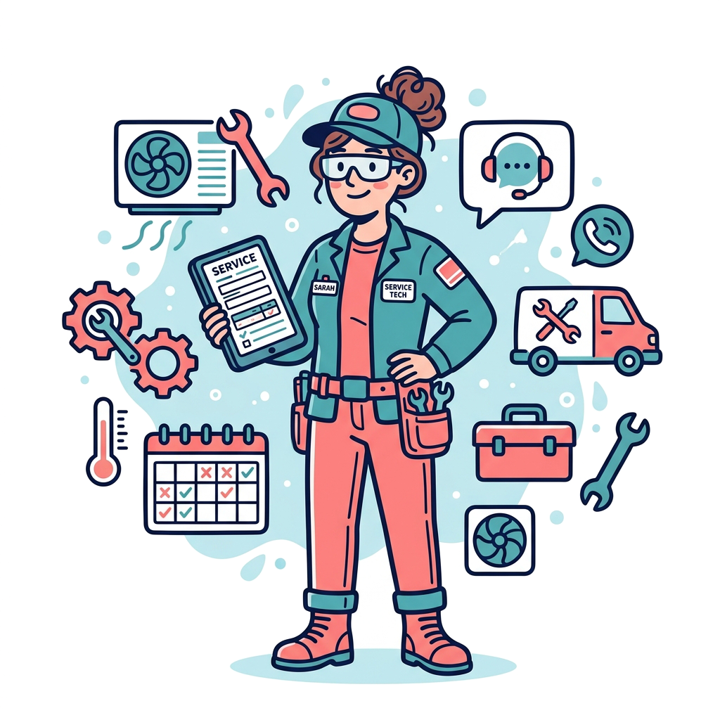 ElintOm Service Provider Management System Illustration