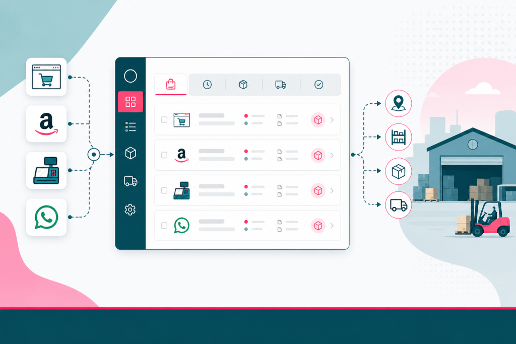 Omnichannel order management system for retail fulfillment
