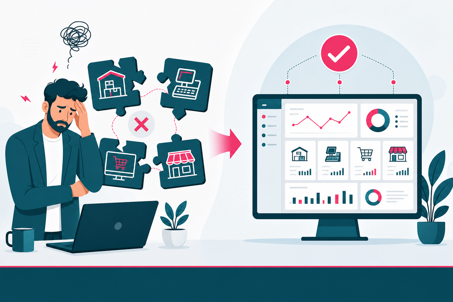 Omnichannel retail pain points and unified commerce solution